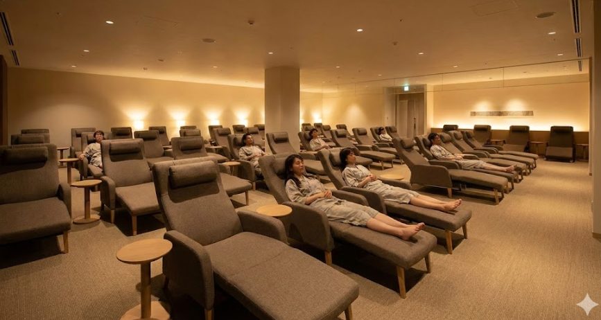 別府温泉で仮眠や宿泊もできる24時間温泉施設