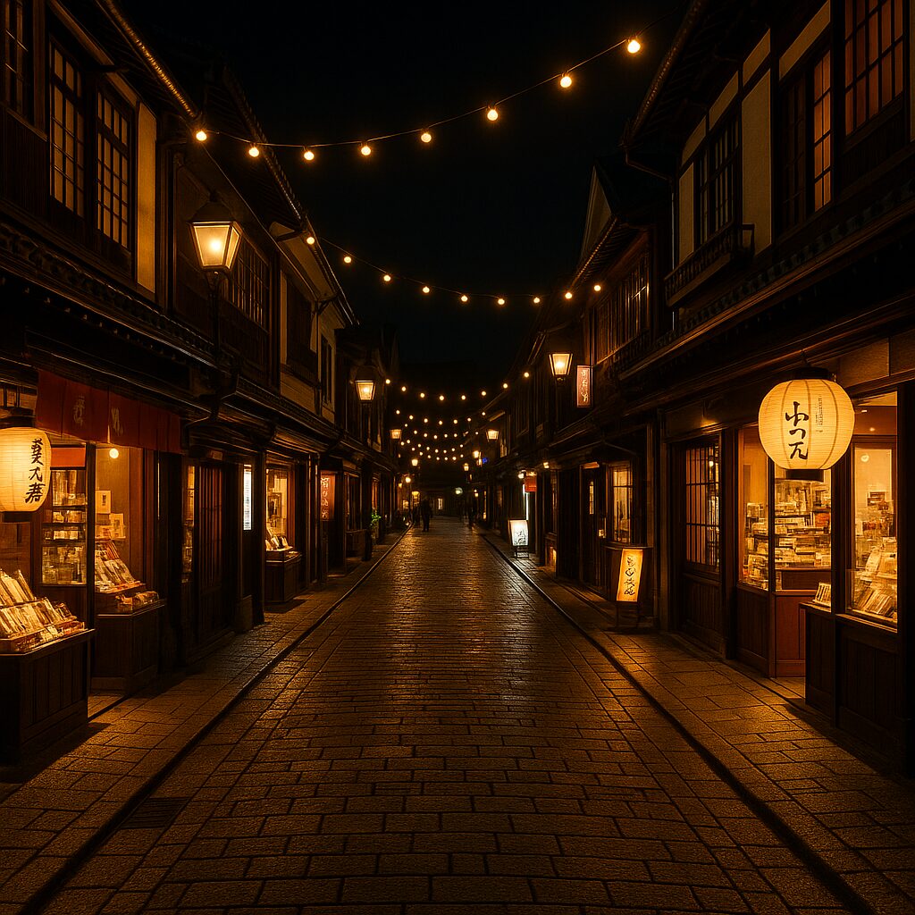 夜の道後温泉のハイカラ通りを歩く楽しみと営業時間のチェックポイント