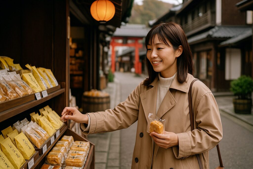 登別温泉街極楽通りで買える人気のお土産と立ち寄りスポット