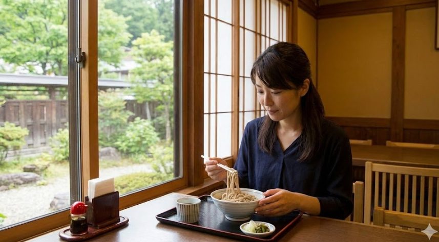 混雑回避！湯畑から少し離れた「蕎麦・うどん」の穴場