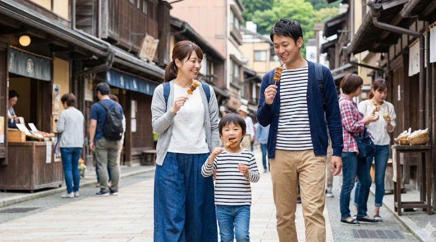 城崎温泉の子連れ観光を満喫するモデルコースと食事