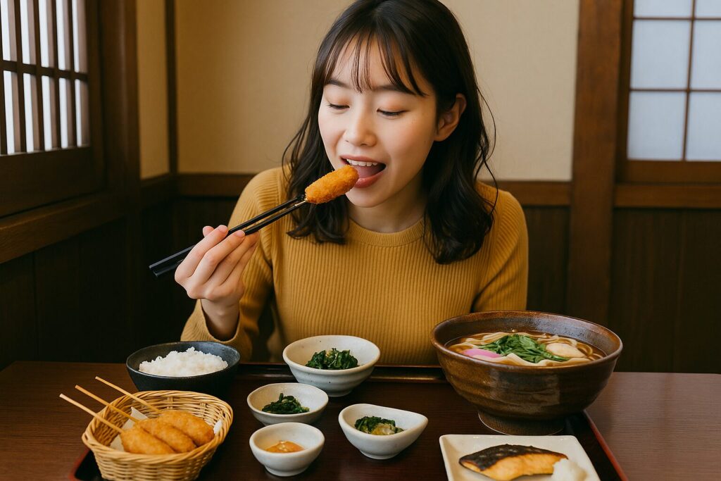 石和温泉の食べ歩きで堪能したい名物料理と人気グルメ店