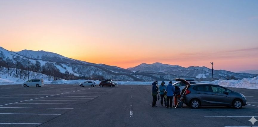 【温泉街・食べ歩き】中心街散策に便利な駐車場