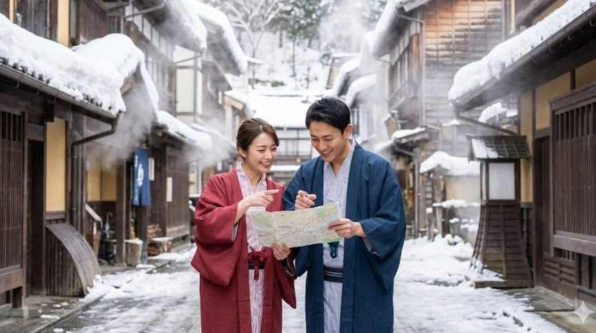 【モデルコース】越後湯沢温泉を食べ歩きで満喫する半日プラン