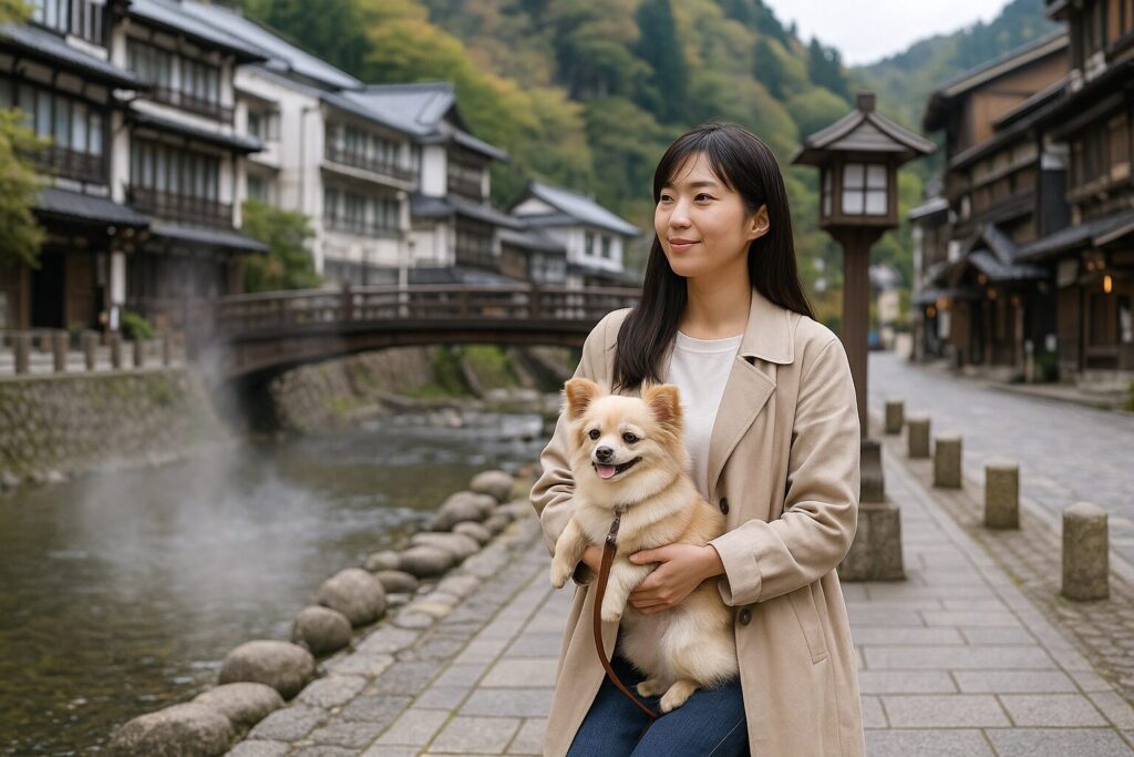 愛犬を連れて湯村温泉観光を満喫するモデルコースと楽しみ方
