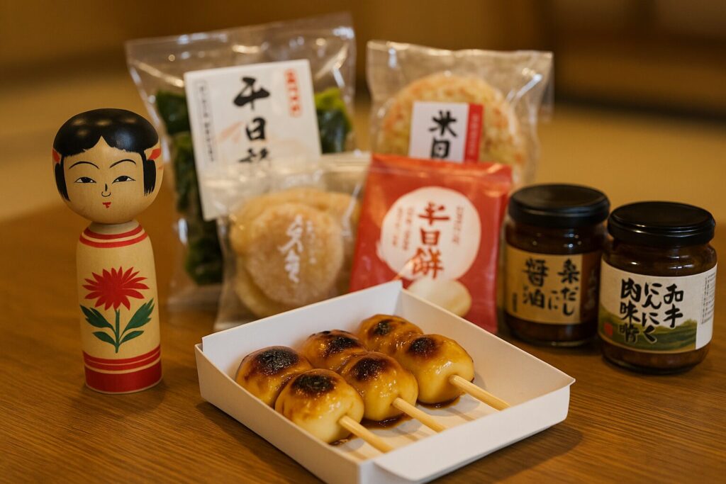 作並温泉ならではの喜ばれるお土産とグルメの数々