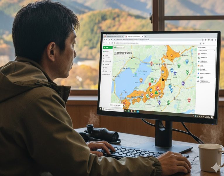 宮城県の熊出没マップの確認方法