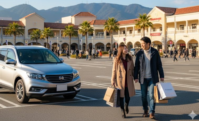 参考：車で巡る1泊2日モデルコース