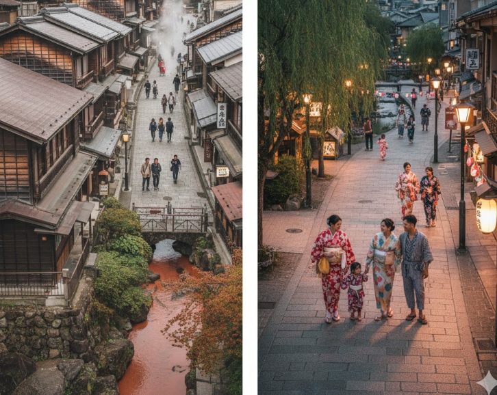 有馬温泉と城崎温泉の7つの違いを徹底比較