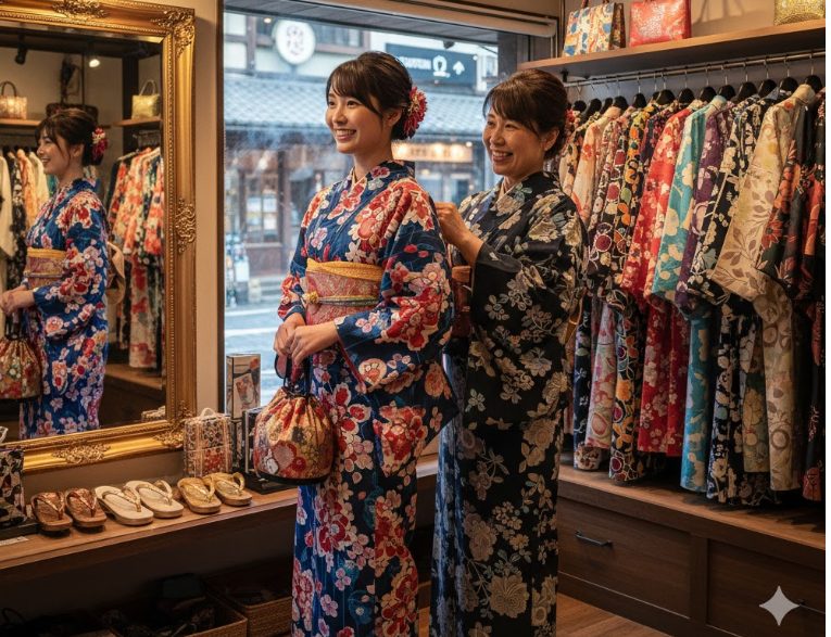 日帰り旅行で浴衣は借りられる?