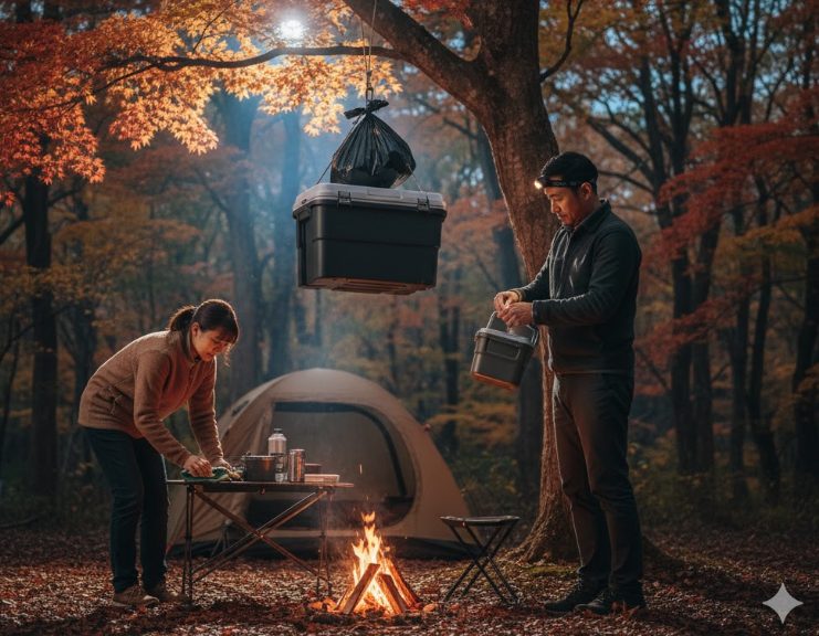 那須でキャンプする際の熊対策