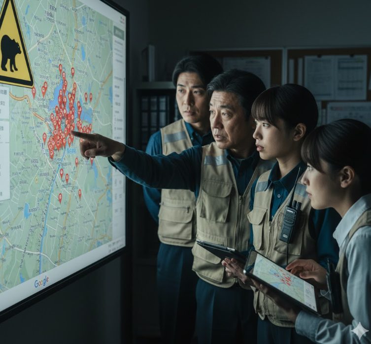 日光市の熊出没マップ速報