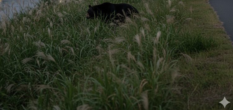 長岡市であった熊の今日の目撃