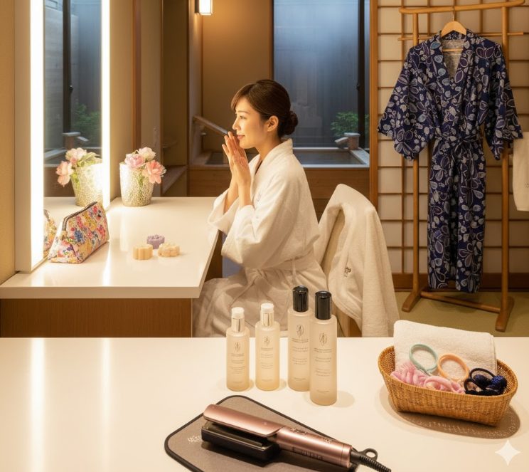 女一人旅に嬉しいアメニティの宿