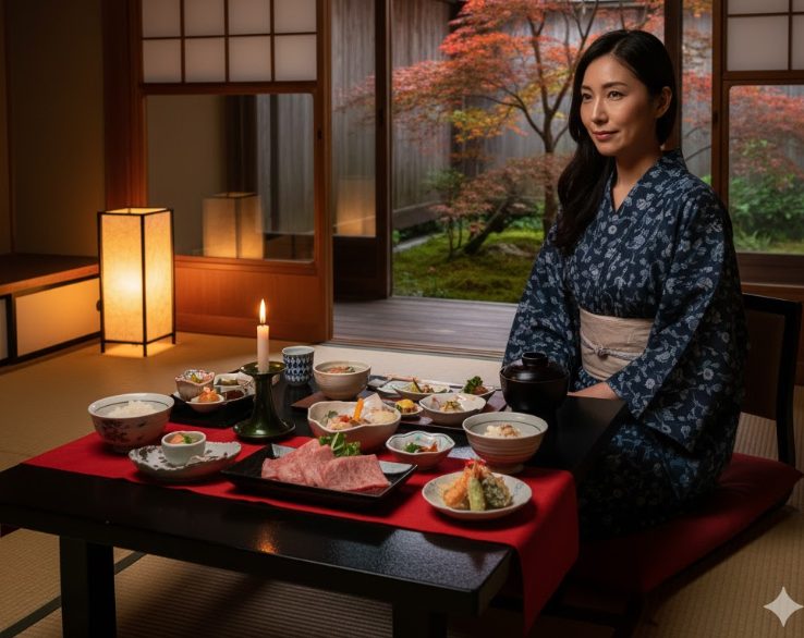 周りを気にせず楽しめる部屋食の宿