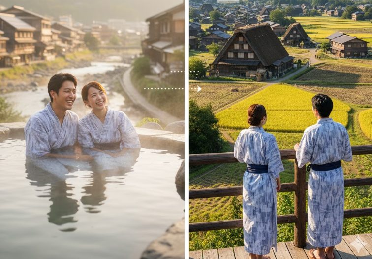 下呂温泉から白川郷を楽しむプランを紹介