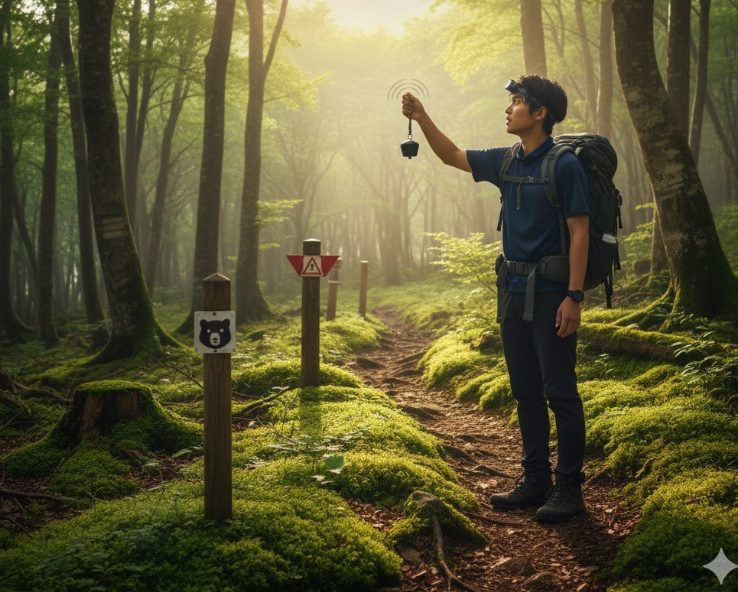 観光地、鳥取の大山の熊情報