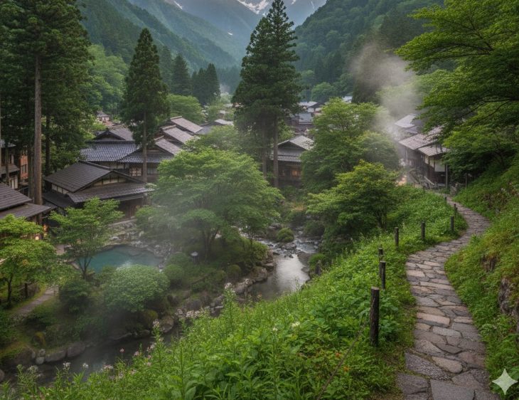 福地温泉と熊の目撃情報