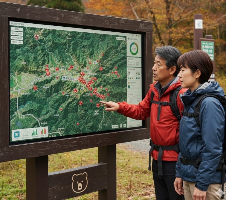 熊出没マップ群馬で確認