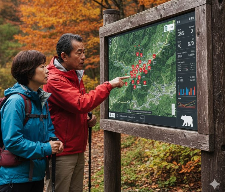 熊出没マップ高崎エリアの状況