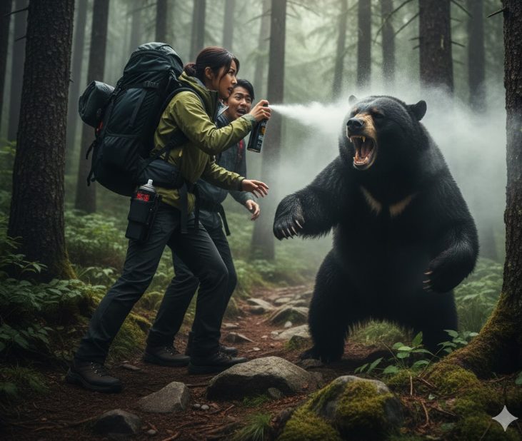 熊避けスプレーで助かった人はいない？