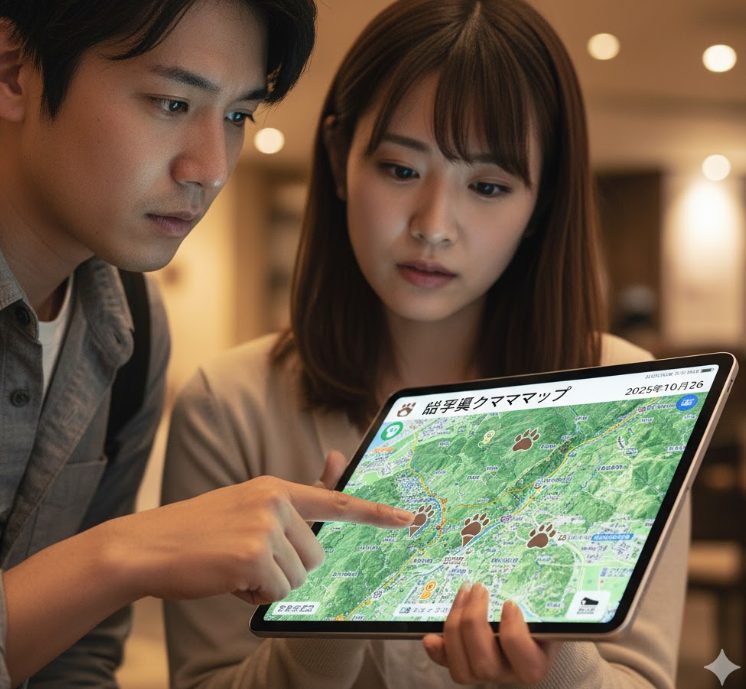 岐阜市の熊出没マップで確認