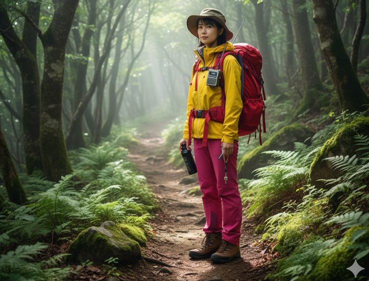 山間部へ入る際の服装と装備