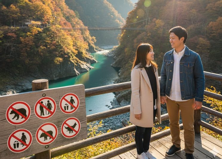 大歩危温泉の熊情報を確認し安全な旅を