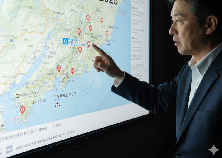 島根県の熊出没マップの近年の情報