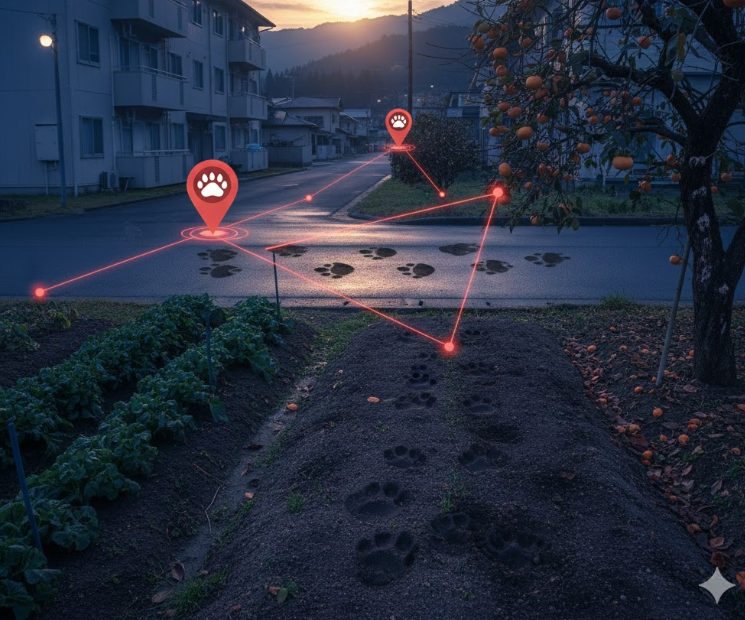 那須塩原では熊がアパート近くにも