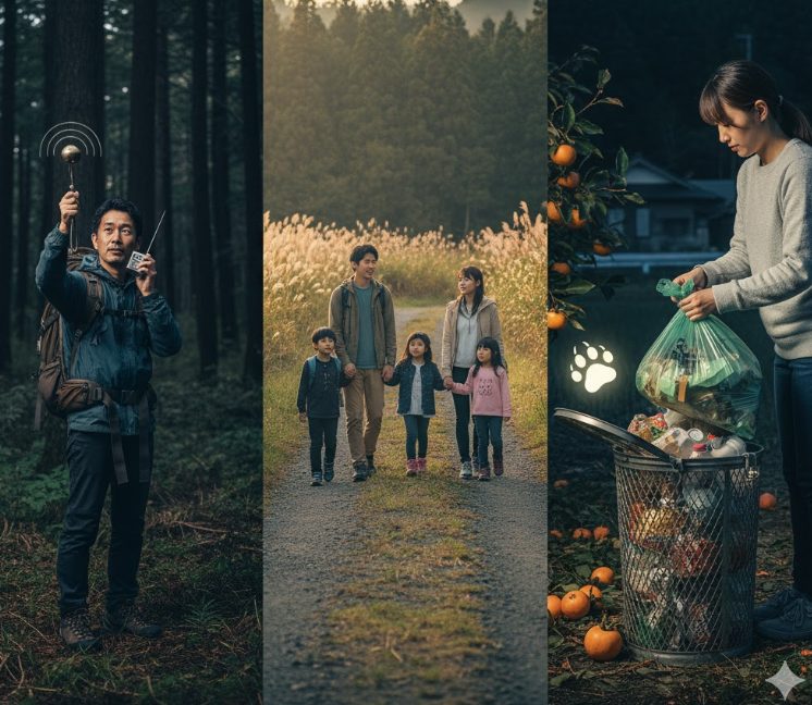 那須塩原市での熊との遭遇を避ける