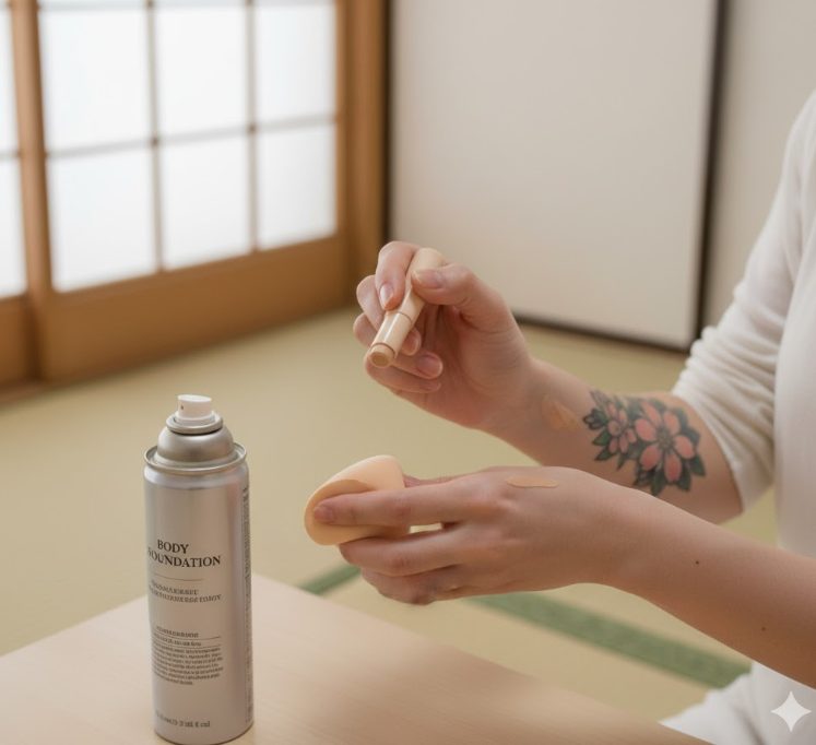 スプレーやコンシーラーも選択肢に