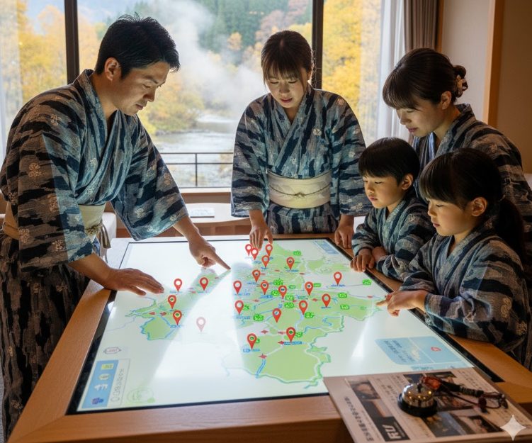 十勝川温泉で熊の情報を得て安全に滞在