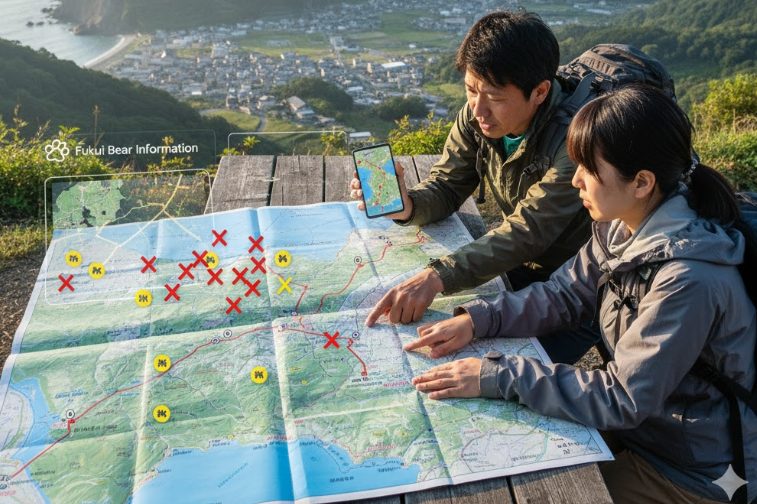 東尋坊温泉以外の熊情報と福井全域