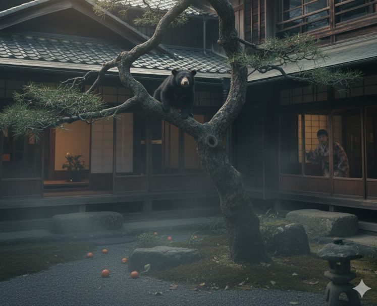 旅館や住宅地での具体的な目撃例