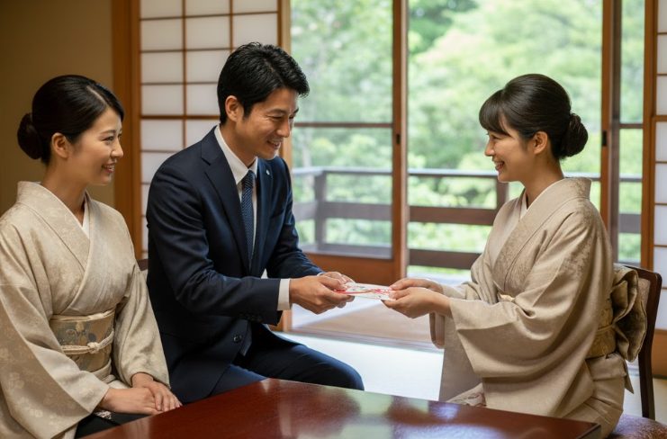 旅館で渡す心付けの基本マナー