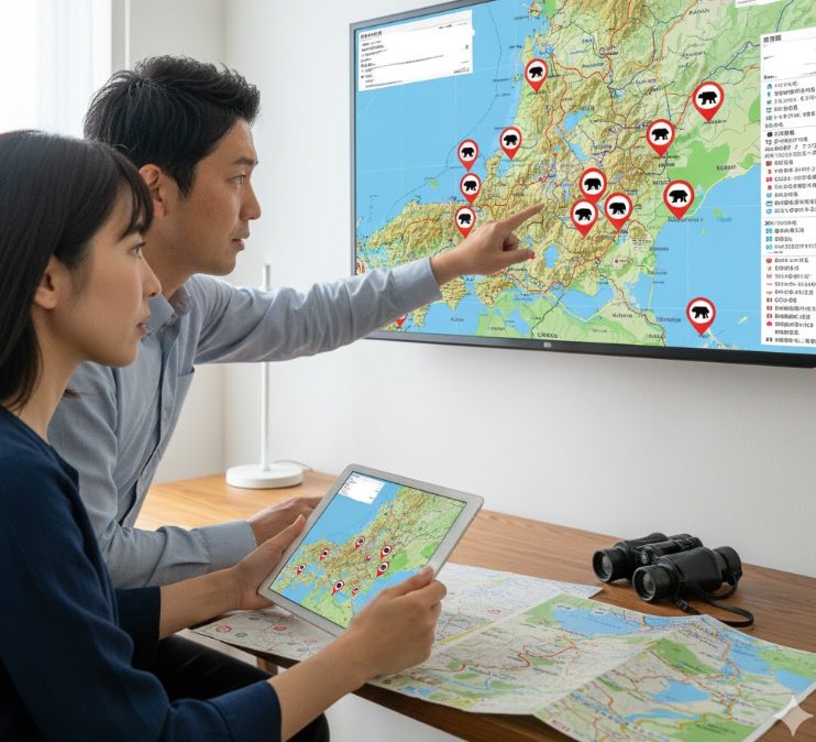 熊出没マップ栃木を県が提供