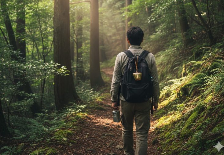 鈴やラジオで存在を知らせる