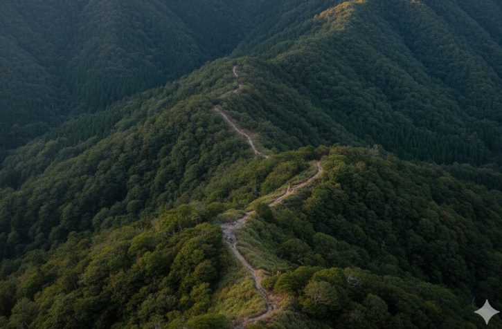 湯郷近隣、後山の熊目撃例