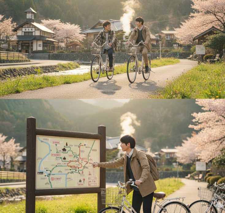 周辺観光にはレンタサイクルが便利な理由