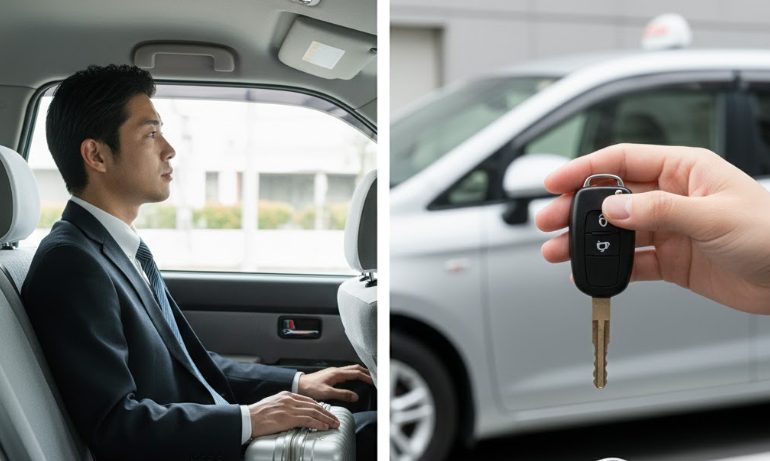 タクシー料金とレンタカーの比較