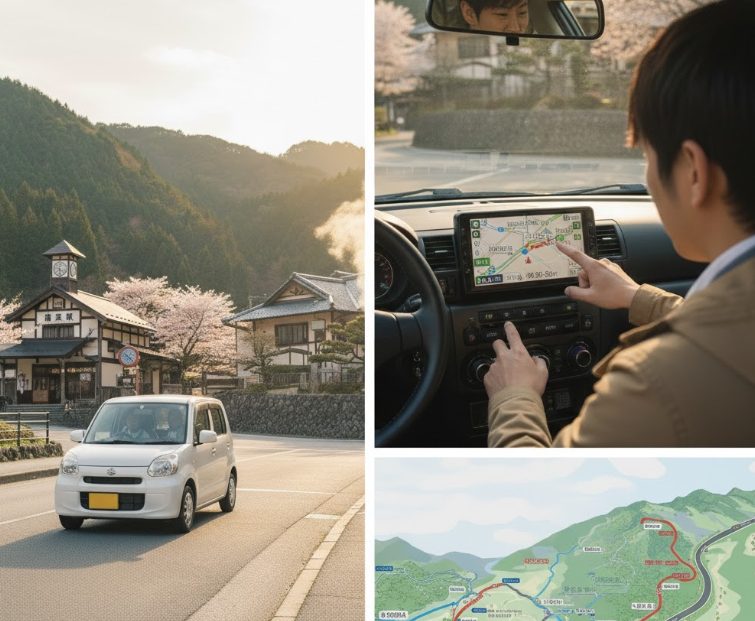 車での所要時間と距離やルートの確認