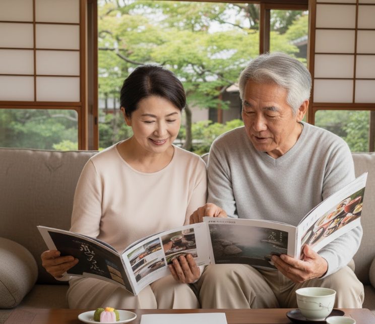 両親に温泉旅行をプレゼントするカタログ比較