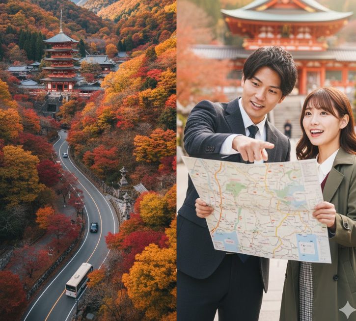 日光東照宮への立ち寄りルート