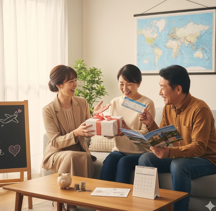 子供から贈る銀婚式の旅行と予算