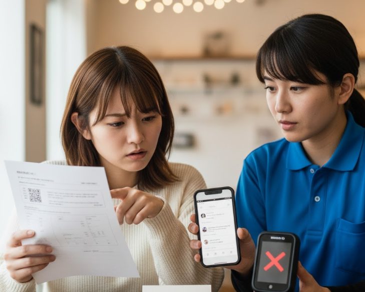 もぎりタイプのチケットはPCや印刷では利用不可