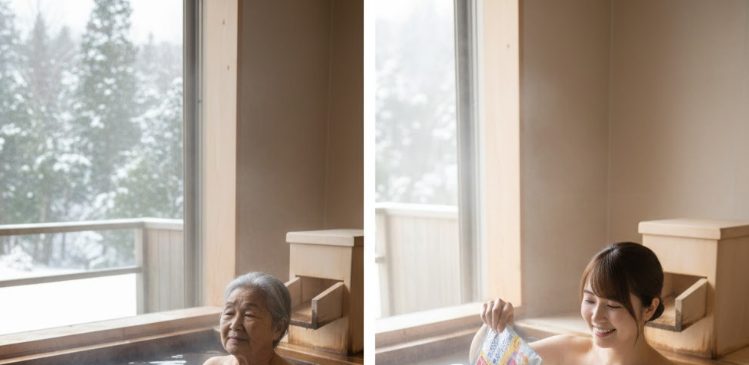 カルルス温泉は白くない？入浴剤との色の違い