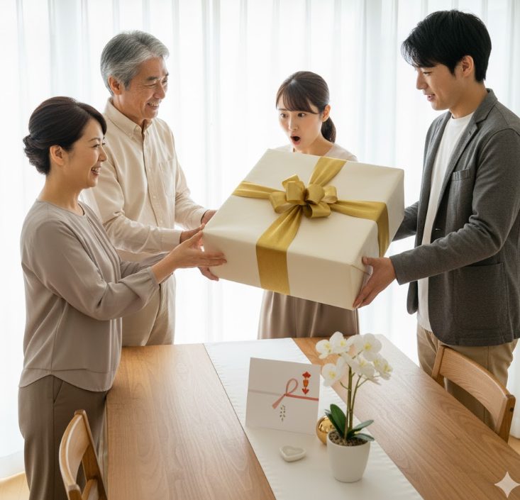 高額なお祝いをもらった場合