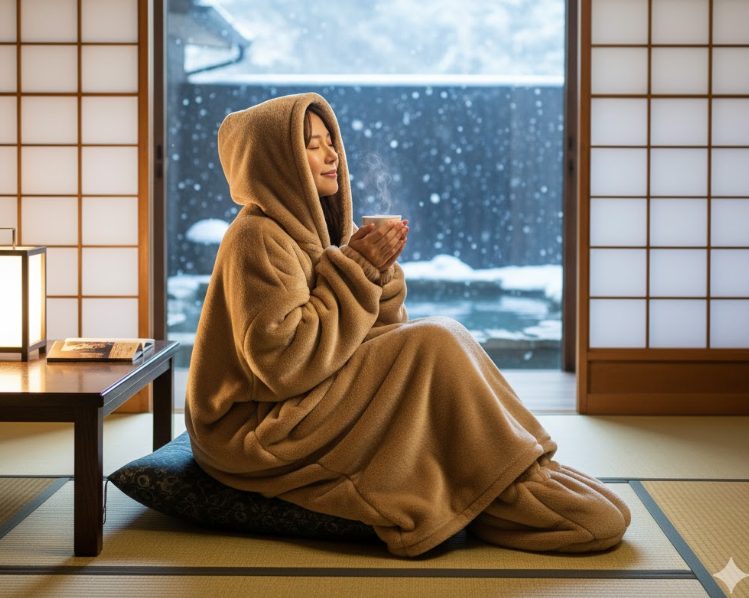 室内で活躍！着る毛布