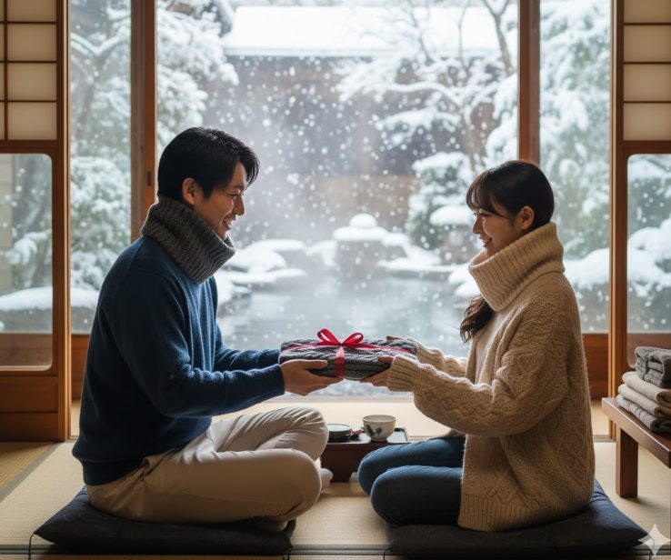 プレゼントにも最適なネックウォーマー